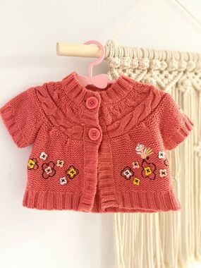 Knit Baby Cardigan Gagou Tagou